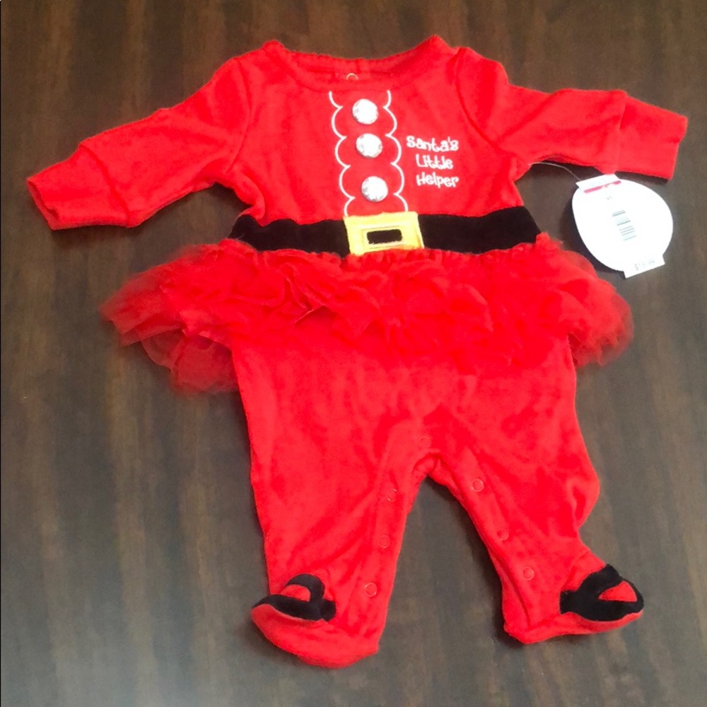 Newborn Santas helper jumper